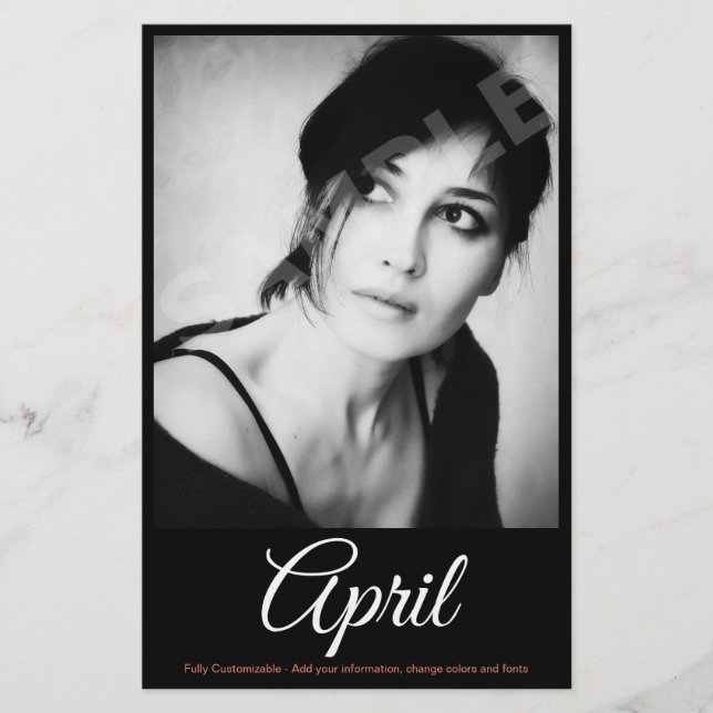 2-seitige Foto-Modell-Hauptdarsteller Comp-Zed-Kar Flyer (Vorne)