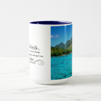 2-seitige Geländegebet & Bora Bora Island Tasse