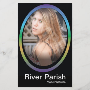 2-seitige Modell-Headshot-Kartenmodelle Flyer