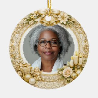 2-seitiger Gedenk-Weihnachtsschmuck Keramik Ornament