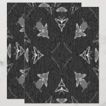 2-seitiges Flying High in B&W Scrapbook Papier