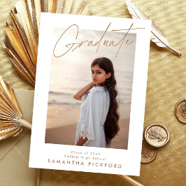 2-seitiges Foto 2024 Abschluss der Hochschule Ankündigung