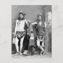 2 Shoshone Men Postkarte