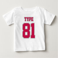 2 Side WHITE CRIMSON SILVER Football Crewneck