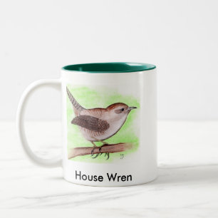 2 Sided/2Tone Haus-Zaunkönig-Tasse Zweifarbige Tasse