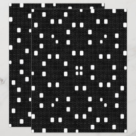 2-Sided B&W Textured Minimalism Scrapbook Page