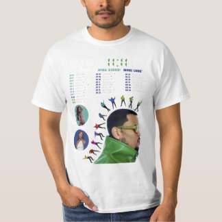 2 Sided Chris 111 Tour 2024 T - Shirt Brown 2024