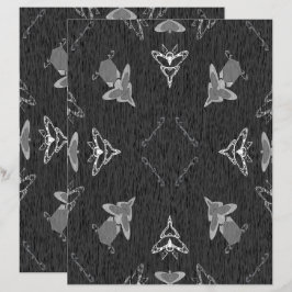 2-Sided Flying High in B&W Scrapbook Paper