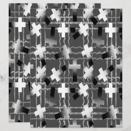 2-Sided Sown in Faith Grayscale Scrapbook Paper