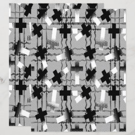 2-Sided Sown in Faith Lt Grayscale Scrapbook Page