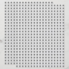 2-Sided W&B Mediterranean Tile Scrapbook Page