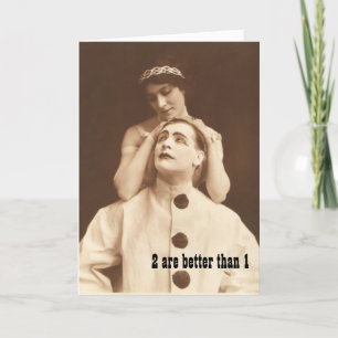 2 sind besser als 1 Bibel-Verskarte Dankeskarte