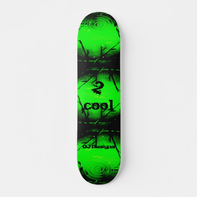 2 skateboard vert Cool (Devant)