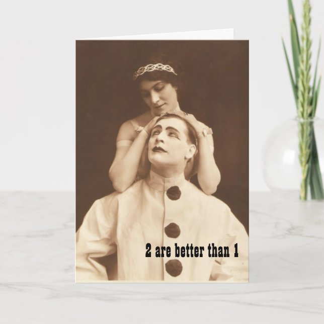 2 sont meilleurs que 1 carte de vers de bible (Devant)