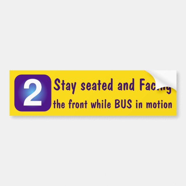 2 Stay gesetzt und die Front gegenüberstellend Autoaufkleber (Vorne)