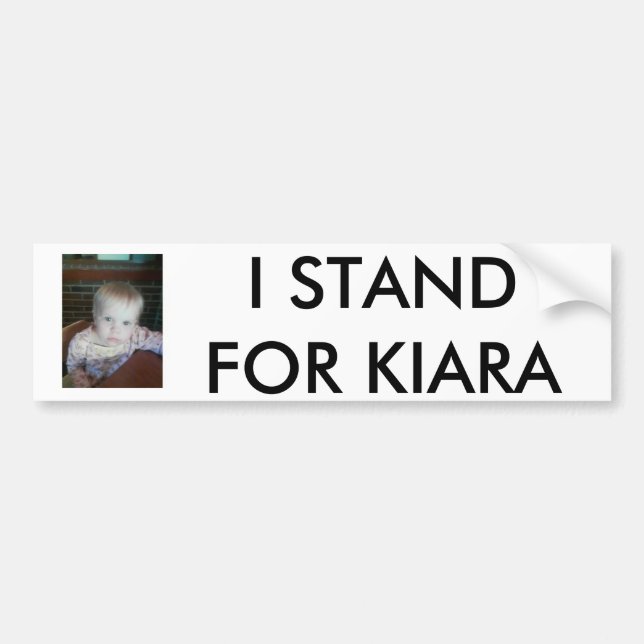 2, STEHE ICH FÜR KIARA AUTOAUFKLEBER (Vorne)