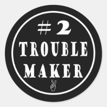 #2 Sticker rond classique pour générateur de probl