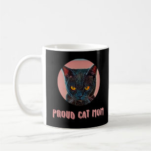 2.stolzes Katzenmutter-Shirt, Katzenliebhaber Shir Kaffeetasse