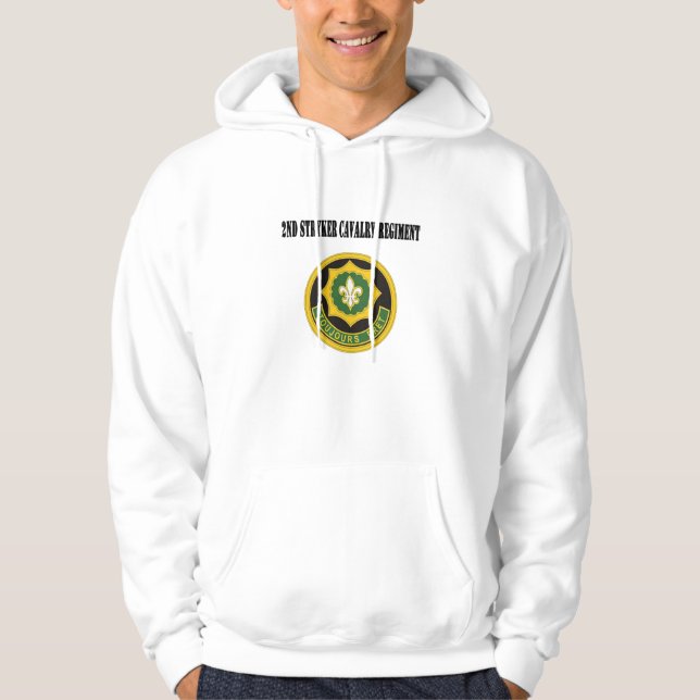 2. Stryker Kavallerie-Regiment Hoodie (Vorderseite)