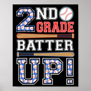 2. Stufe nach oben auf Baseball-Stufe zurück auf Poster