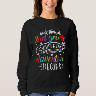 2. Stufe, wo das Abenteuer wieder zum Shoo beginnt Sweatshirt