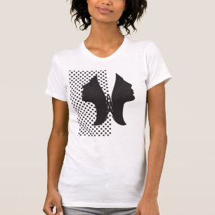 2 T-shirt Papillon Femme Face