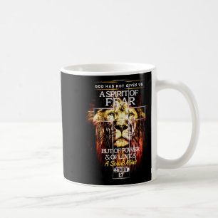 2 Timotheus 1_7 Christliches Kreuz Religiöse Bibel Kaffeetasse