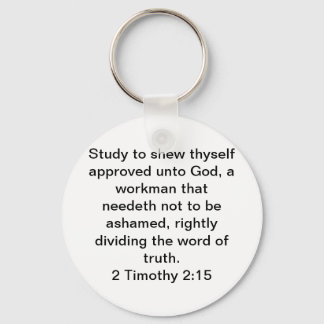 2 Timothy 2:15 Schlüsselanhänger
