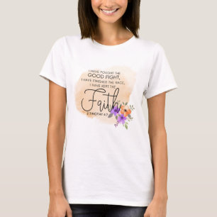 2 Timothy 4:7 - Ich habe den Glauben Peach behalte T-Shirt
