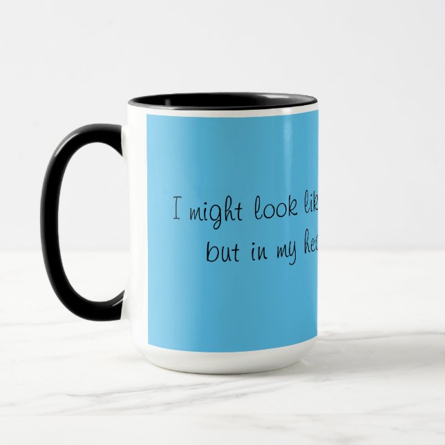 2 Ton 15 oz Pferdethematische Tasse (Links)