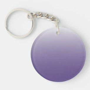 2-Töne-Farbverlauf ombre Ultra Violet Schlüsselanhänger