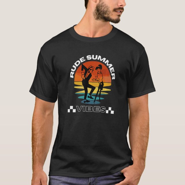 2 Tone Ska Bekleidung Männer Rude Boy Rude Girl So T-Shirt (Vorderseite)