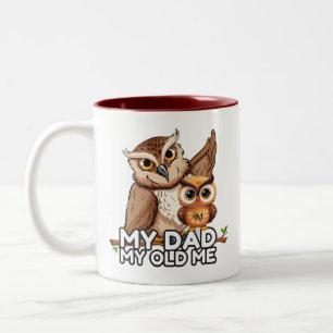 2-Tone Tasse 11oz : Mein Vater Mein altes Ich (bra