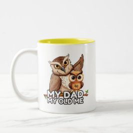 2-Tone Tasse 11oz : Mein Vater Mein altes Ich (gel