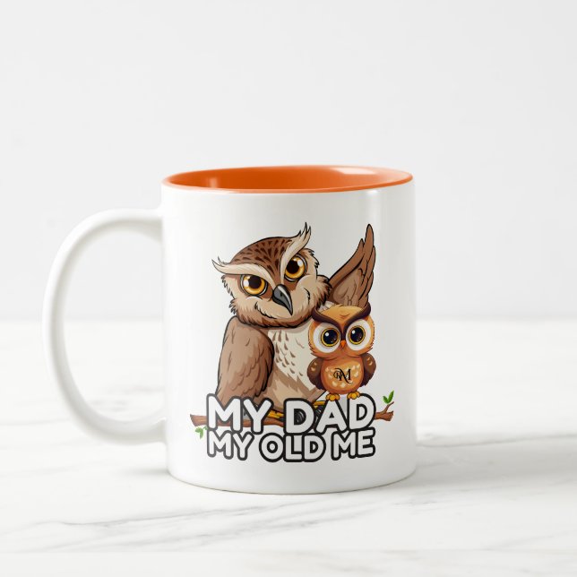 2-Tone Tasse 11oz : Mein Vater Mein altes Ich (ora (Links)