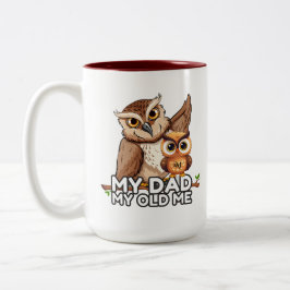 2-Tone Tasse 15oz : Mein Vater Mein Altes Ich (Mon