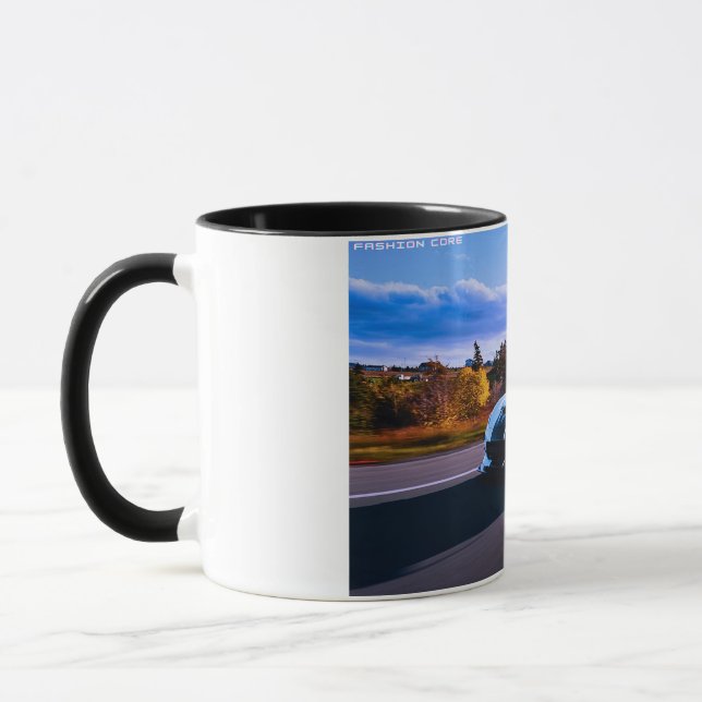 2-Tönige Sportwagen Klassik Kaffee Tasse (Links)