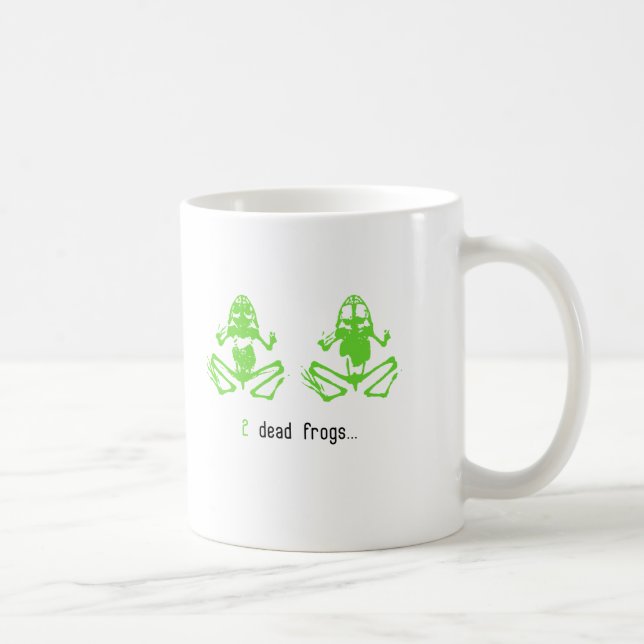 2 tote Frösche Kaffeetasse (Rechts)