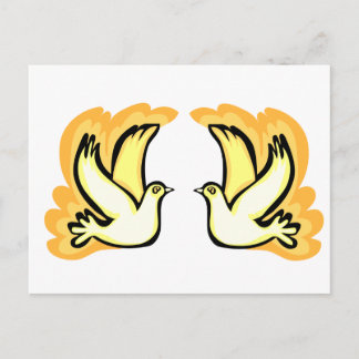 2 Turtle Doves Postkarte