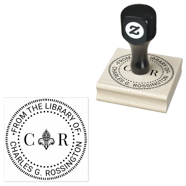 2 Ursprüngliche Mongm Lilie #26 Bibliotheksname Gummistempel (Stempel)
