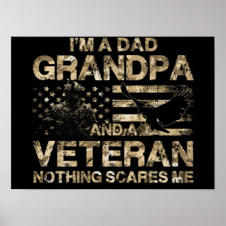 2 US Veteran Shirt Opa Veteran Amerikanische Flagg Poster