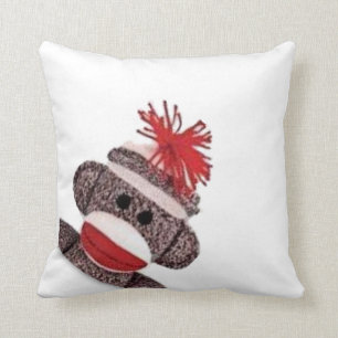 2 versahen Socken-Affethrow-Kissen-Wohngestaltung Kissen