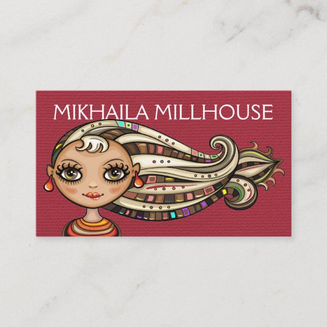 2 Version der Visitenkarte - Gesellschaft Diva (Vorderseite)