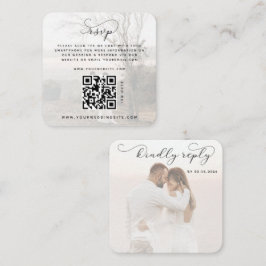 2 Website zum QR-Code für verblichene Fotos - RSVP Begleitkarte