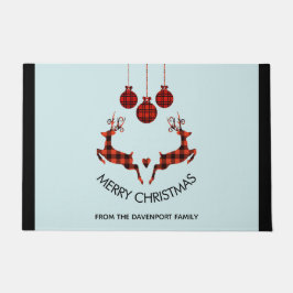 2 Weihnachtsbaum Jumping Rustikaler Jäger Fußmatte