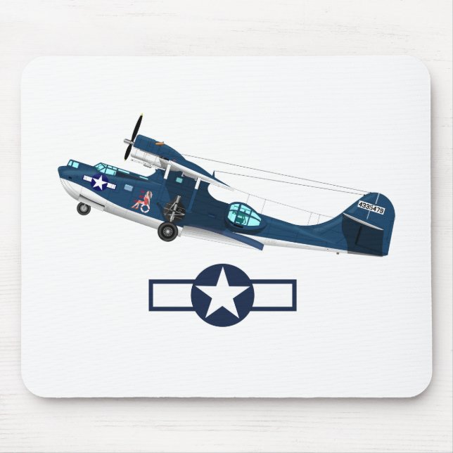 2. Weltkrieg: Amerikanische Flugzeuge Mousepad (Vorne)