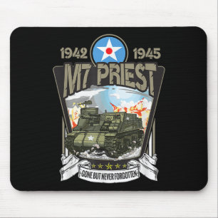 2. Weltkrieg Amerikanischer Tankartillerie M7 Prie Mousepad