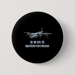 2. Weltkrieg Amerikanisches Flugzeug Wwii B-29 Sup Button