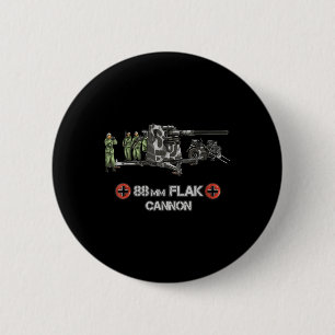 2. Weltkrieg: Deutsche 88mm Flak Anti Tank Anti Ai Button
