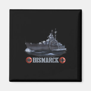 2. Weltkrieg Deutsches Schlachtschiff Bismarck Magnet